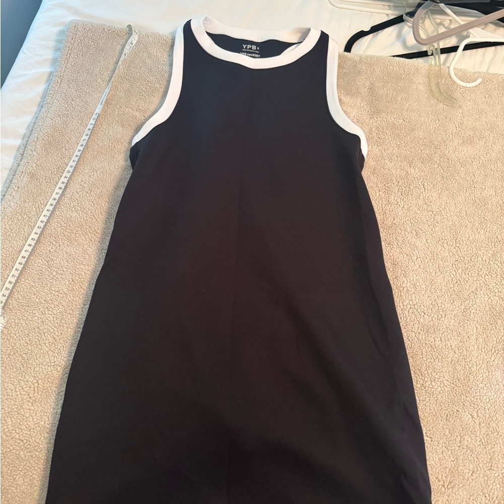 YPB Abercrombie & Fitch Black and White Sleeveless Athletic Dress